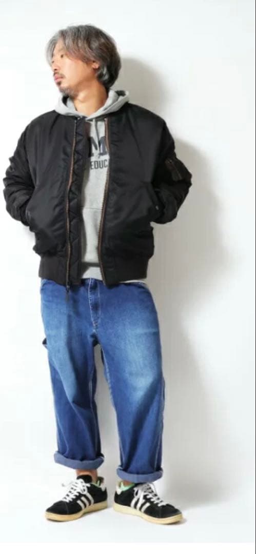 HOUSTON MA-1 黒 M size