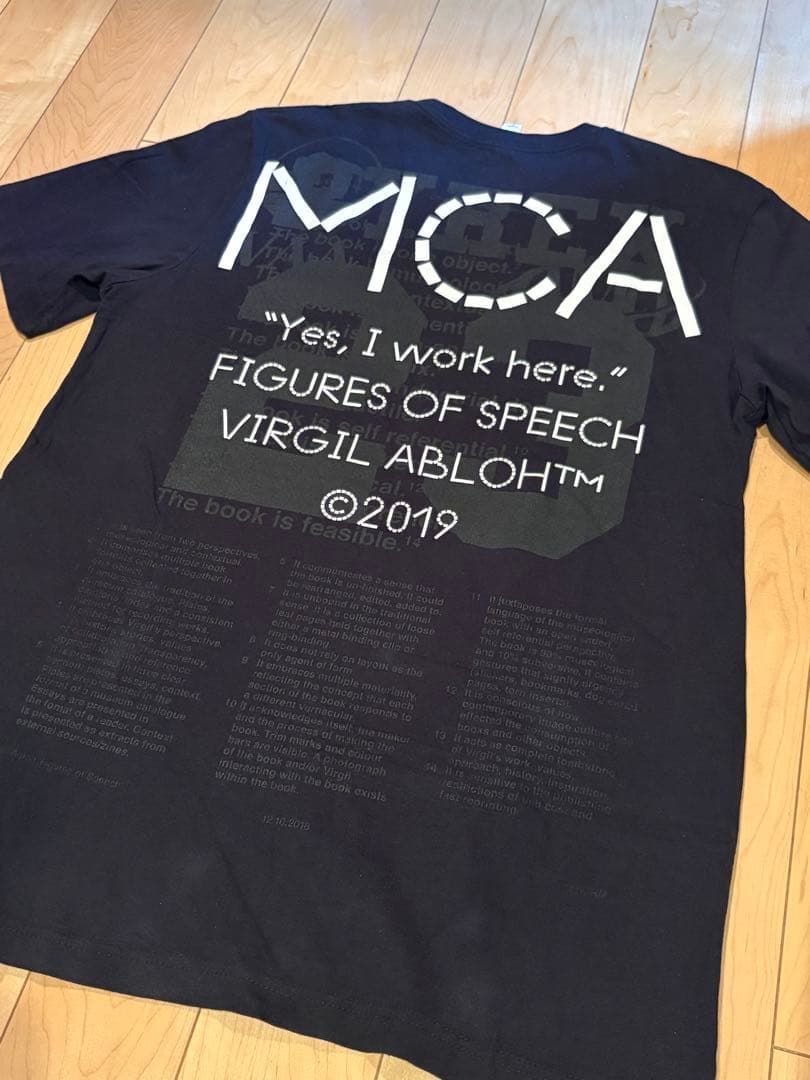 virgil Abloh x MCA Chicago フィギュアスピーチ