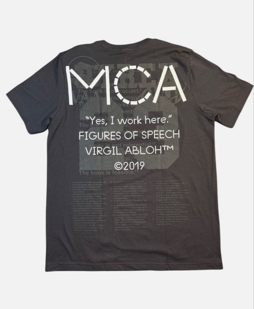 virgil Abloh x MCA Chicago フィギュアスピーチ