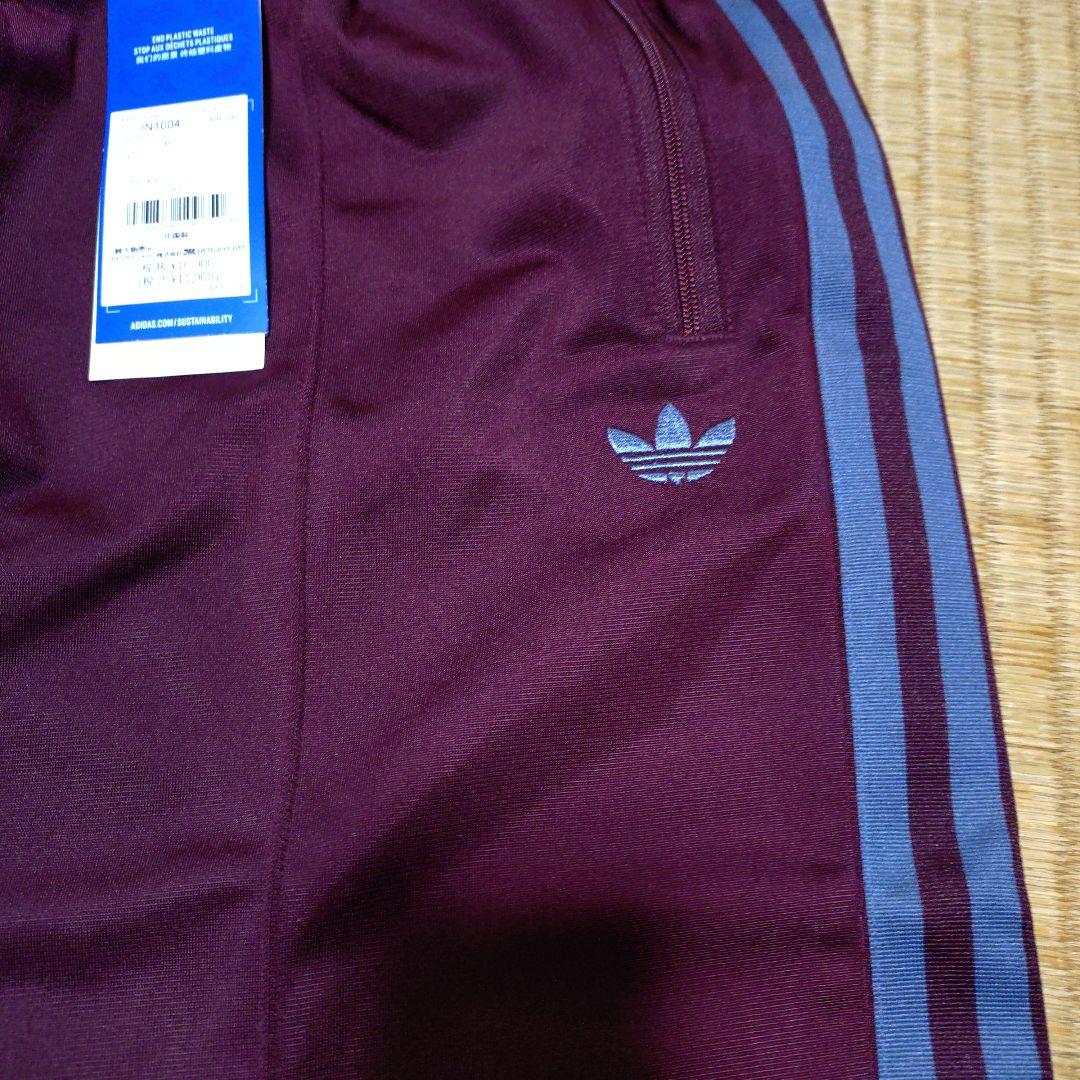adidas トラックパンツ XS バーガンディ