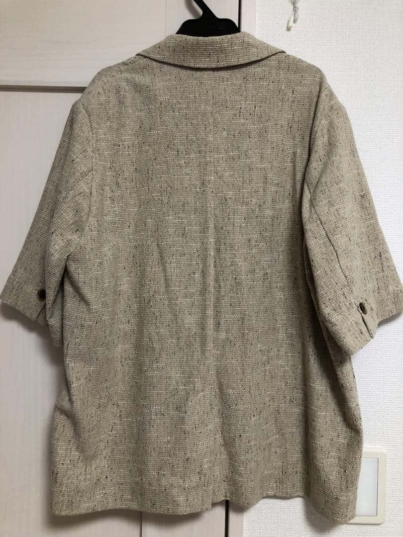 etre tokyo ハーフスリーブツイードジャケット