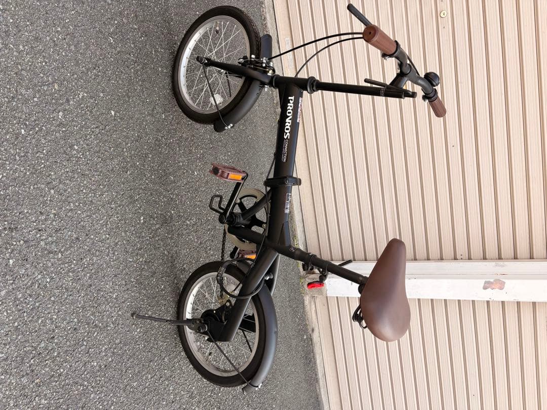 PROVROS 折りたたみ自転車 ブラック