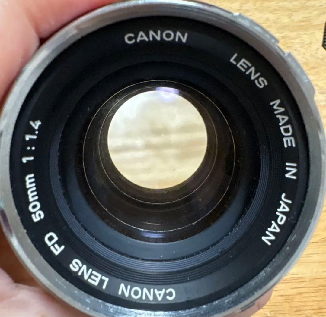 【ジャンク品】Canon AE-1 PROGRAM + FD 50mm F1.4