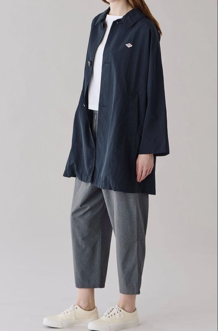 【新品未使用】DANTON｜ナイロンタッサー ドルマンスリーブコート WOMEN