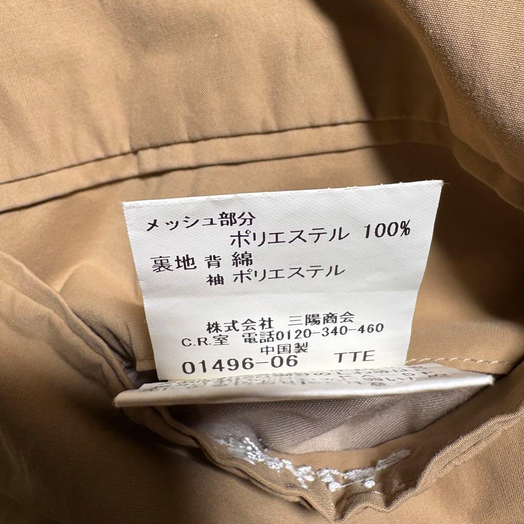 【美品】バーバリー　テーラードジャケット　ベージュ　メガチェック　LL