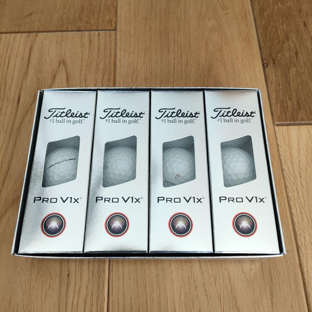 【新品未使用】Titleist Pro V1x ゴルフボール