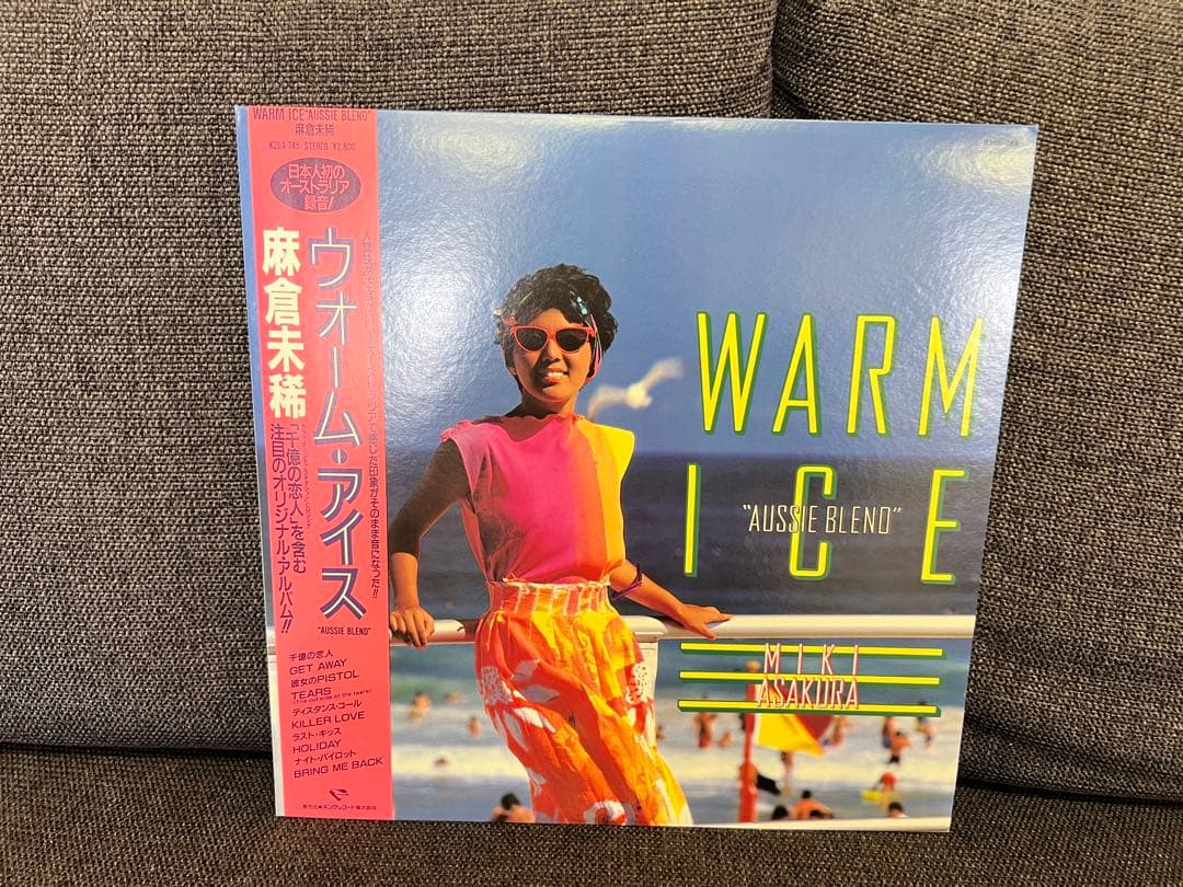 LP邦楽　麻倉未稀 WARM ICE K28A-745 帯付 シティポップ