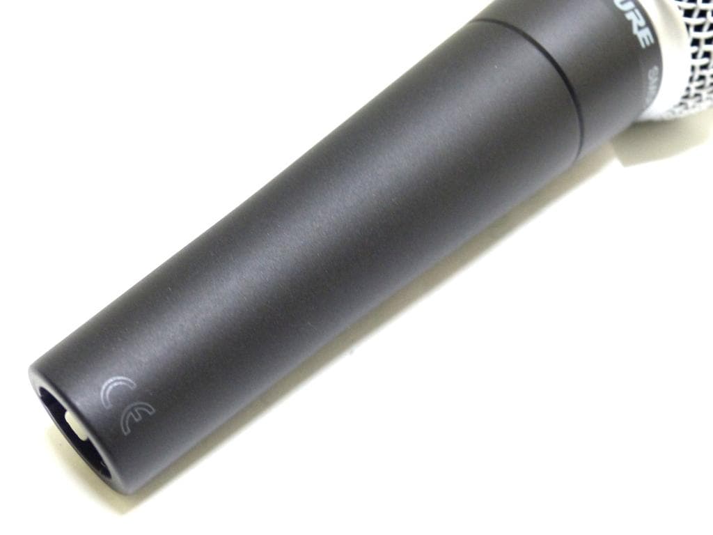 【2155】 美品 SHURE シュア SM58 ダイナミックマイク　スイッチ付