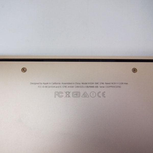 S*ジ様 Apple MacBook A1534 電源ケーブルなしのため動作未確