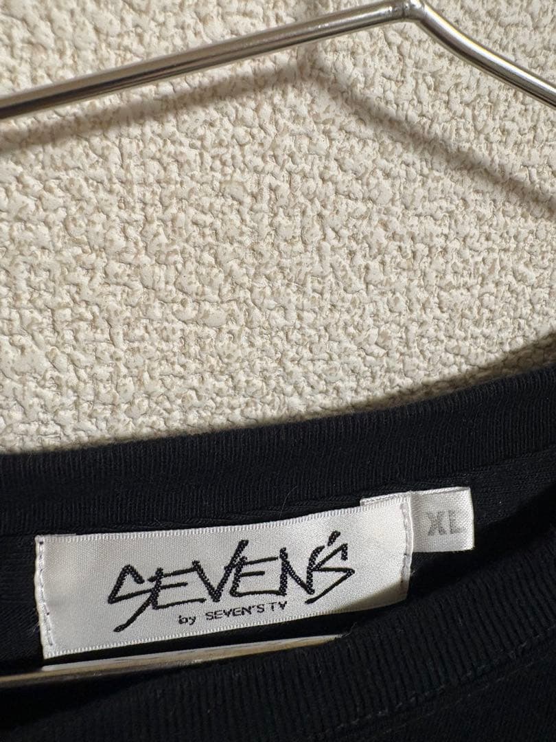 SEVEN'S TV 沖ヘラTシャツ XL ブラック
