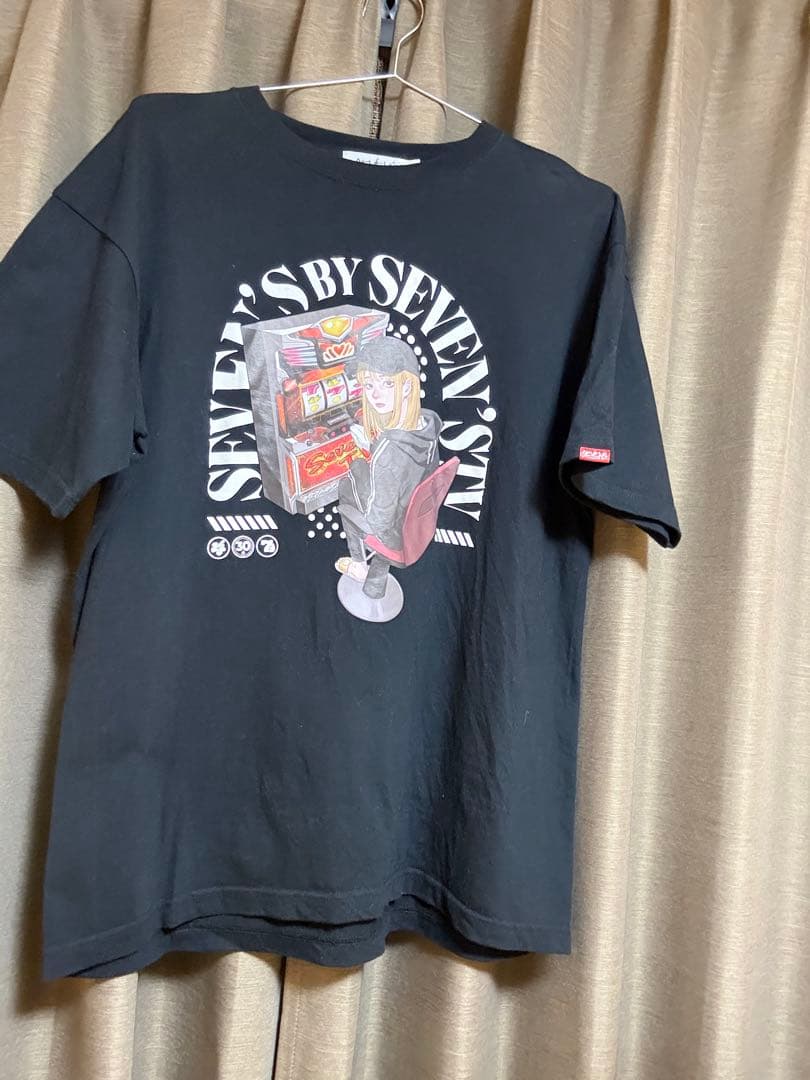 SEVEN'S TV 沖ヘラTシャツ XL ブラック