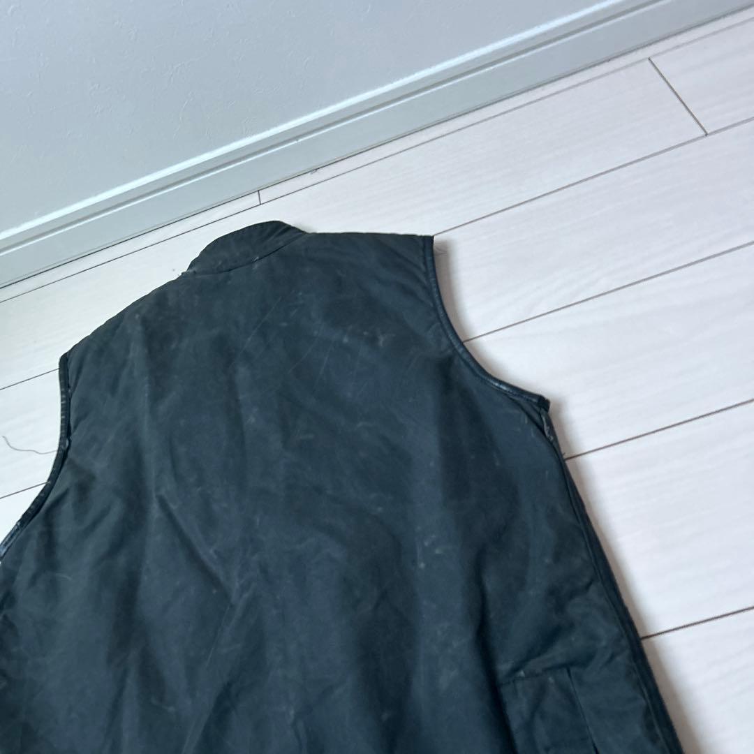 Barbour バブアー　ベスト　90s オイルド　3ワラント