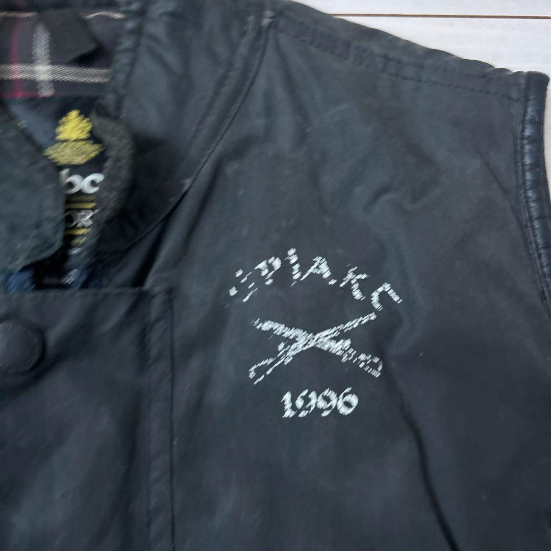 Barbour バブアー　ベスト　90s オイルド　3ワラント