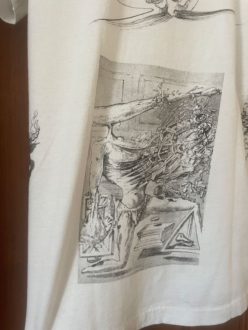 90s サルバドール•ダリ　総柄Tシャツ デッドストック　L USA製ビンテージ