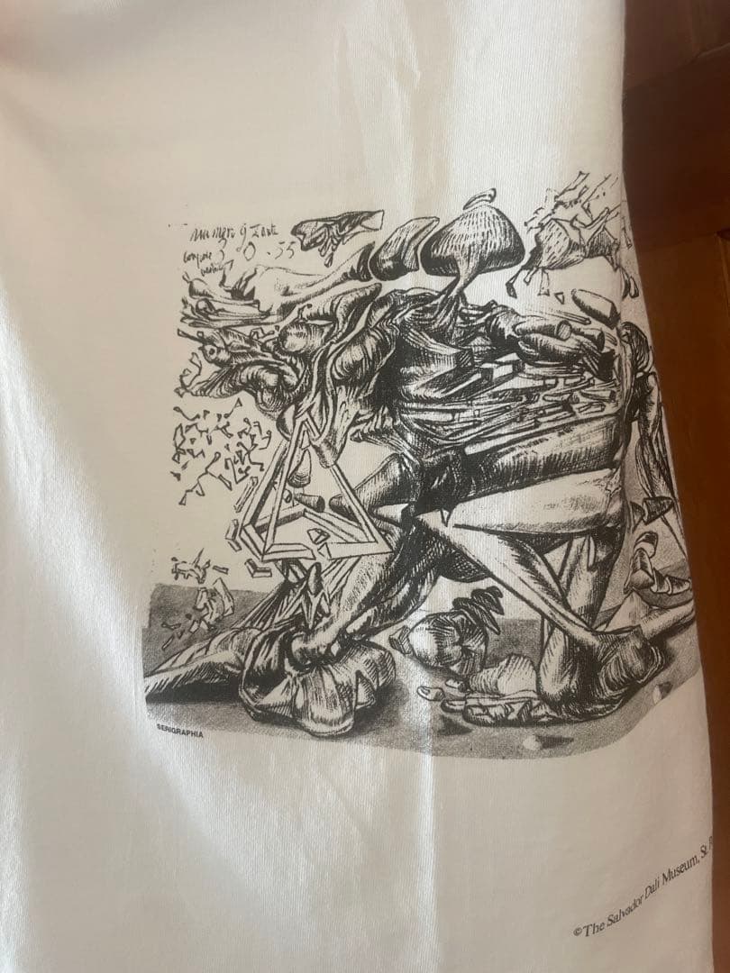 90s サルバドール•ダリ　総柄Tシャツ デッドストック　L USA製ビンテージ