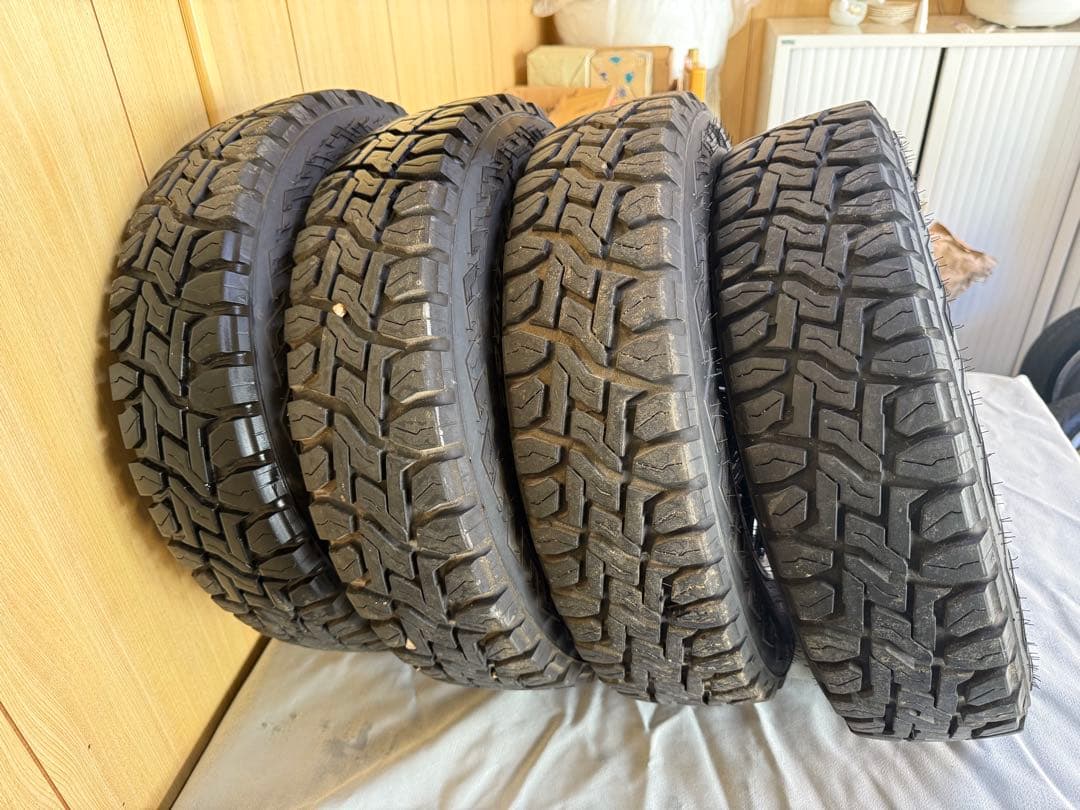145/80R12 アルみホイール4本セット OPEN COUNTRY