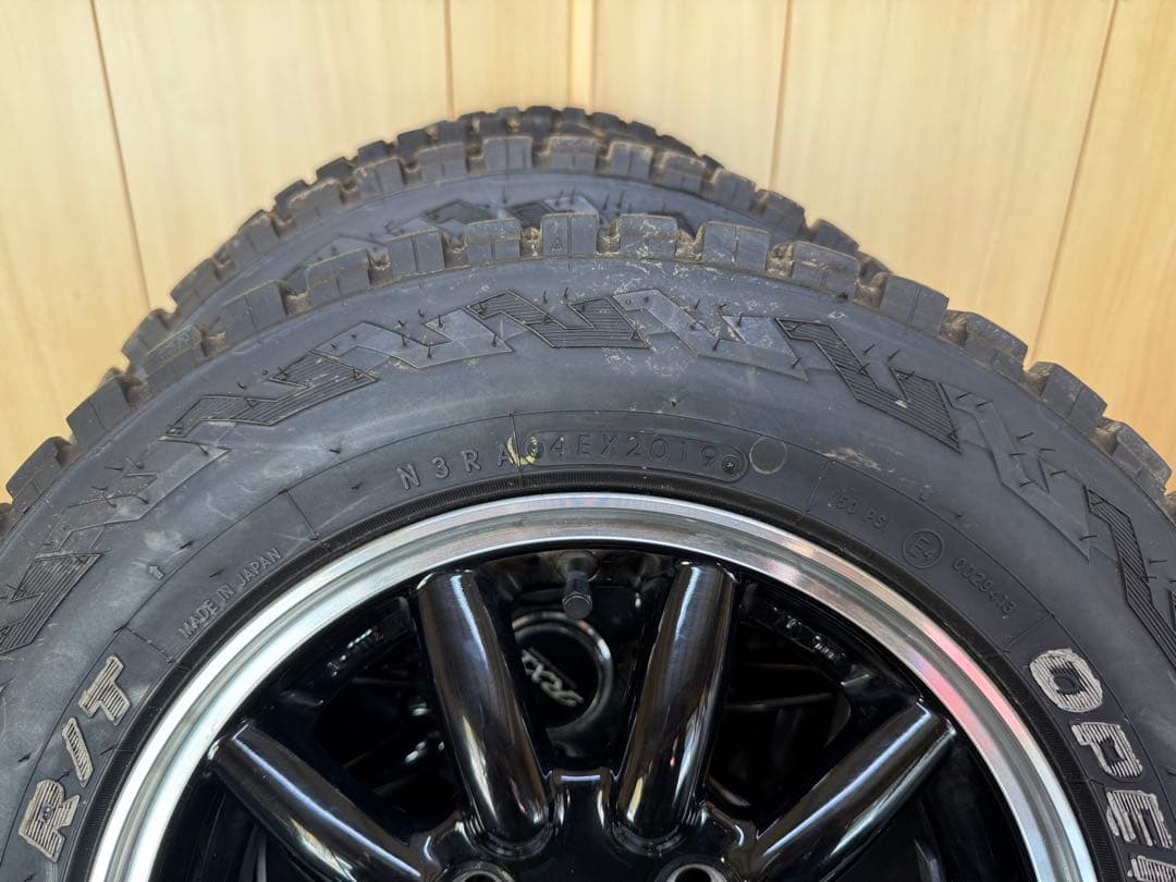 145/80R12 アルみホイール4本セット OPEN COUNTRY