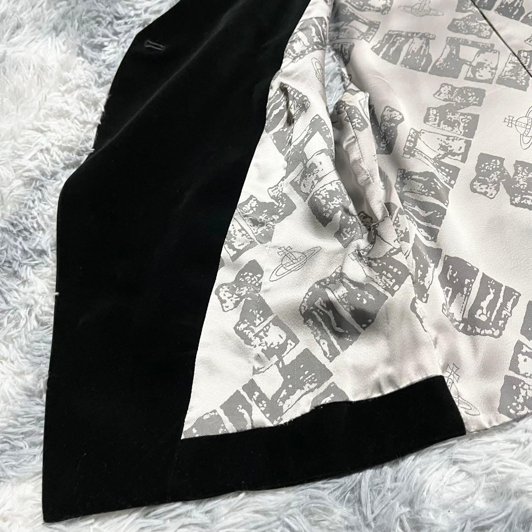 美品　ヴィヴィアンウエストウッド マン ジレ ベスト 44 オーブ 総裏地　黒