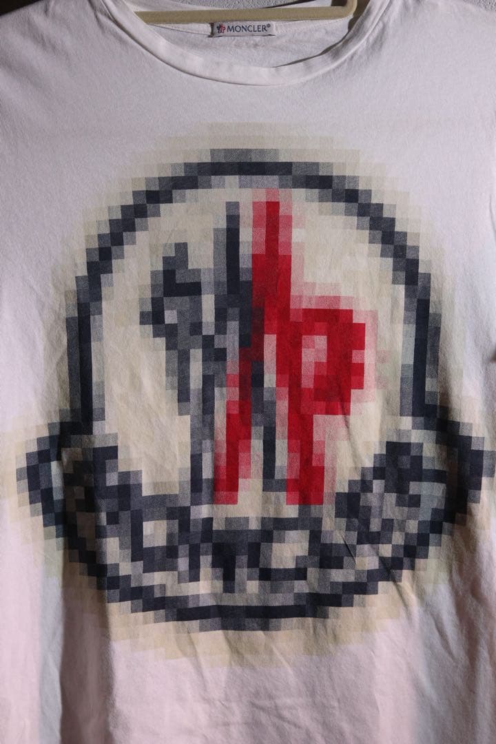 こ*う様 モンクレール MONCLER Tシャツ イタリア製 メンズ 白 ホワイ