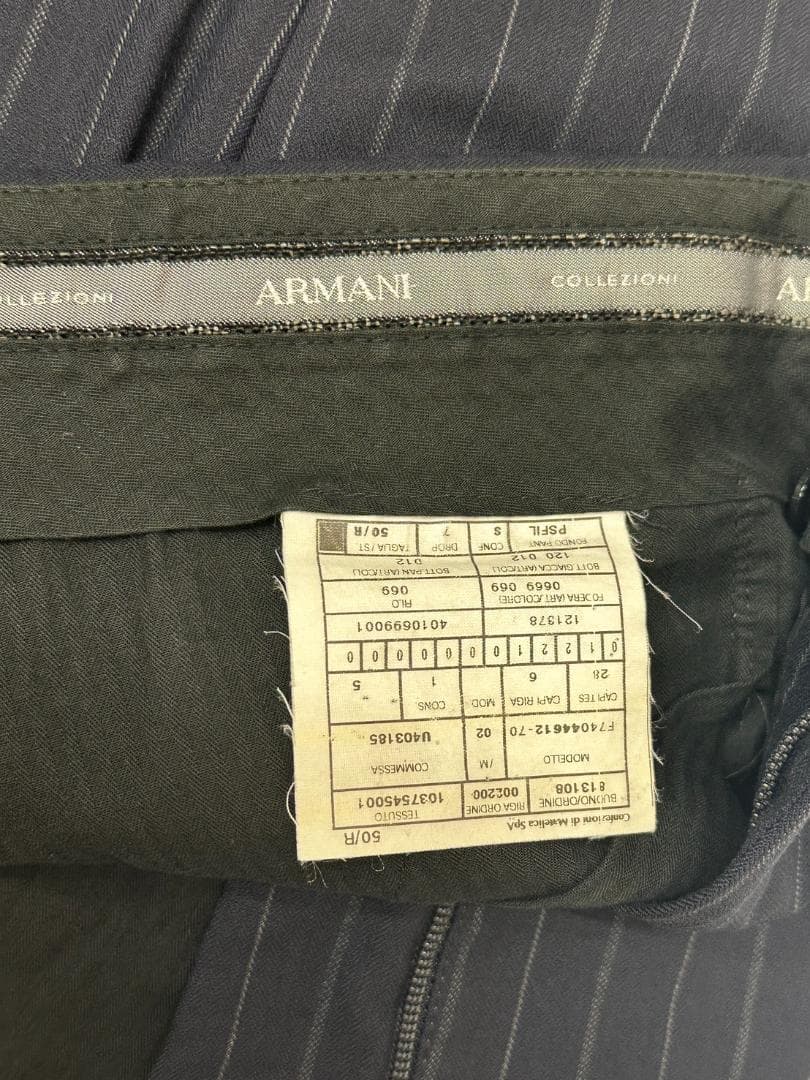 GIORGIO ARMANI アルマーニ セットアップスーツ ウール100％XL