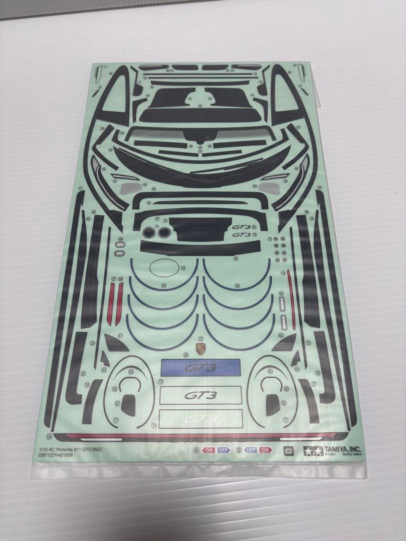 タミヤ 1/10 ポルシェ 911 GT3 (992) TT-02組立てキット