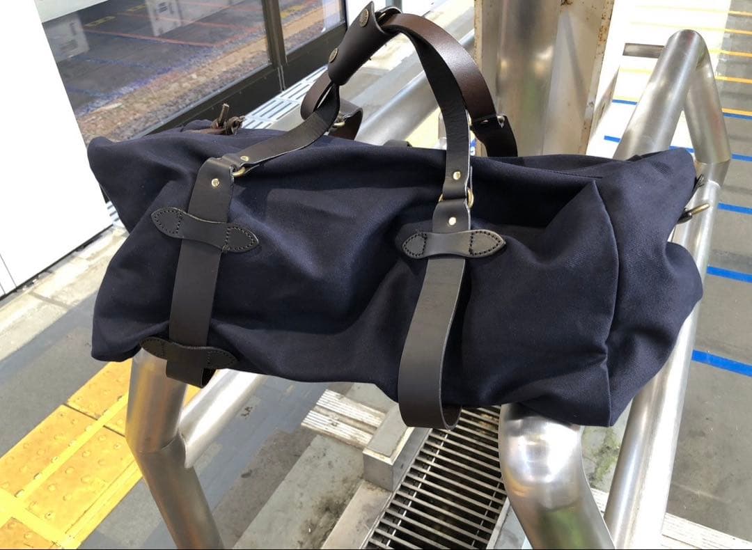 FILSON DUFFLE BAG NAVY フィルソン　廃盤品　ストラップ付き