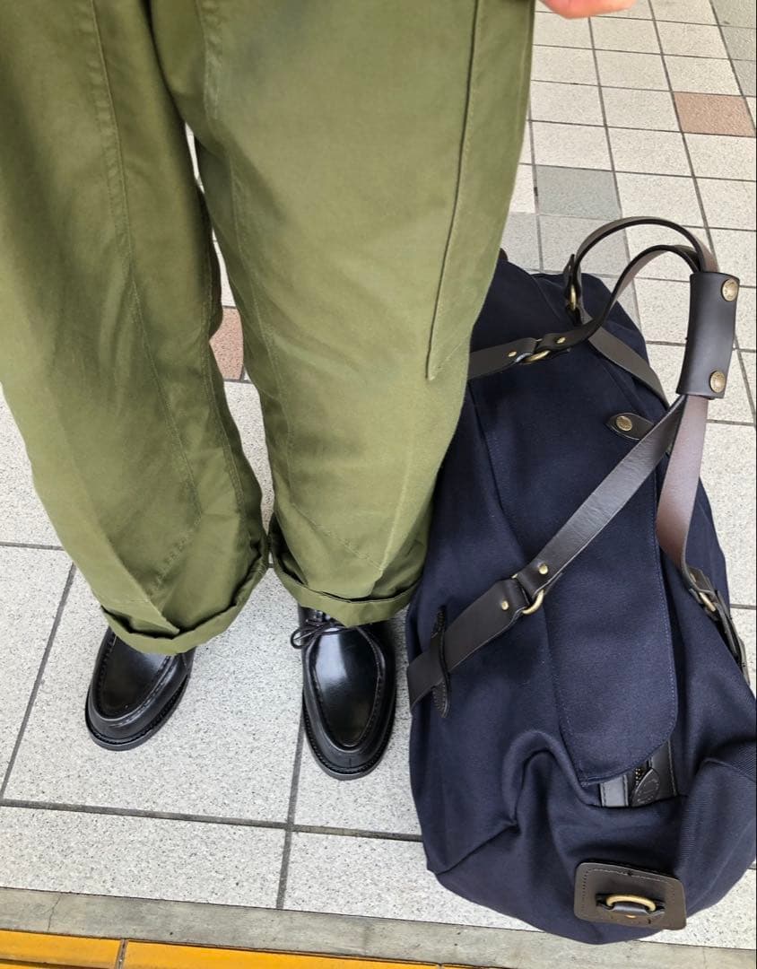 FILSON DUFFLE BAG NAVY フィルソン　廃盤品　ストラップ付き