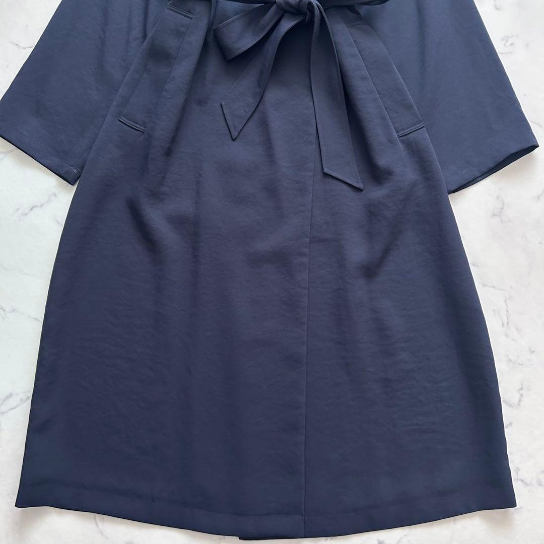 L’ESSAGE 24SS DULFニュアンスコート ロングコート ベルト付