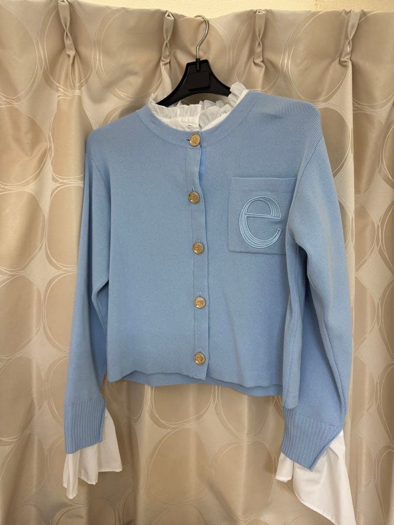eimy istoire attached collar カーディガン　sax