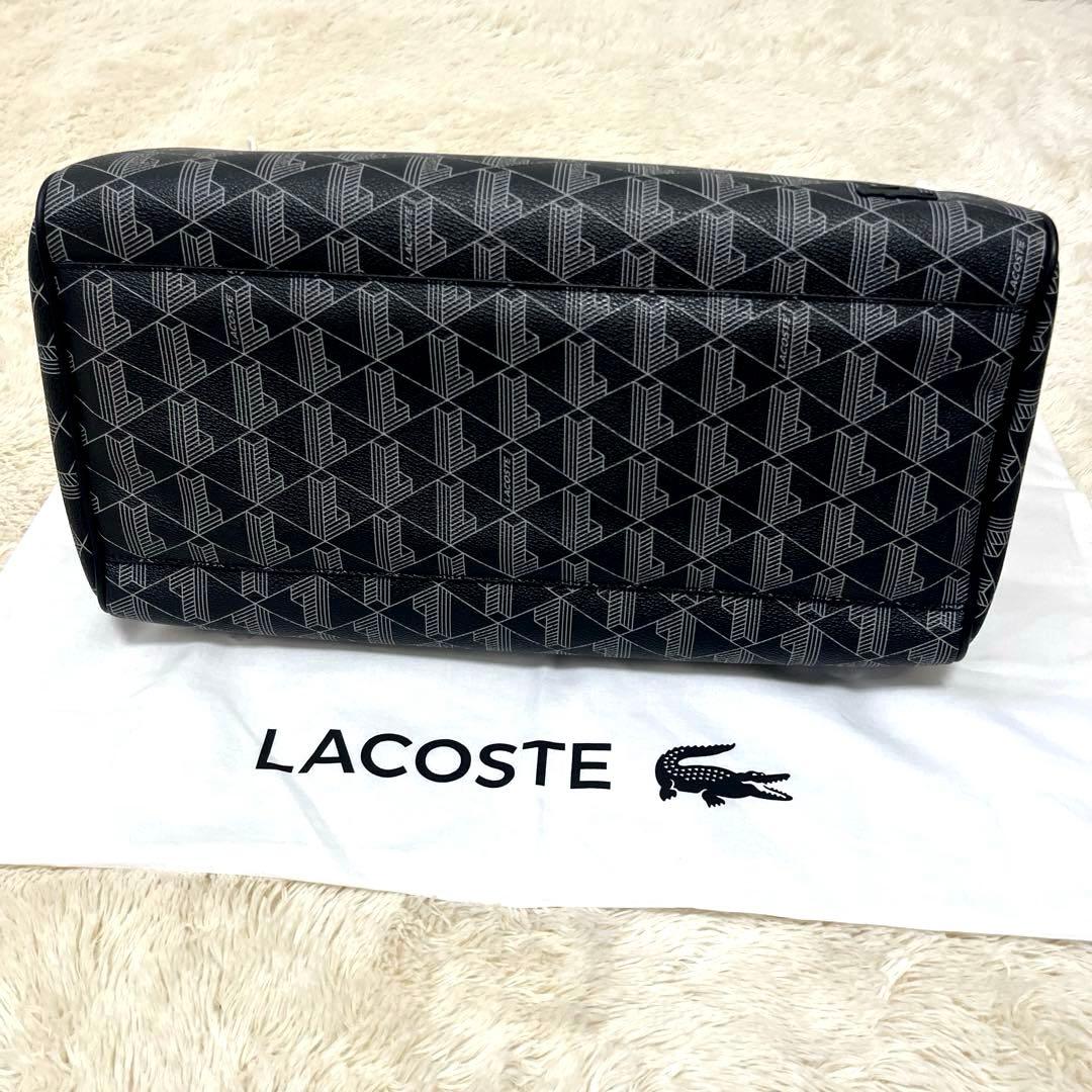 【極美品】LACOSTE ボストンショルダーバッグ　2way