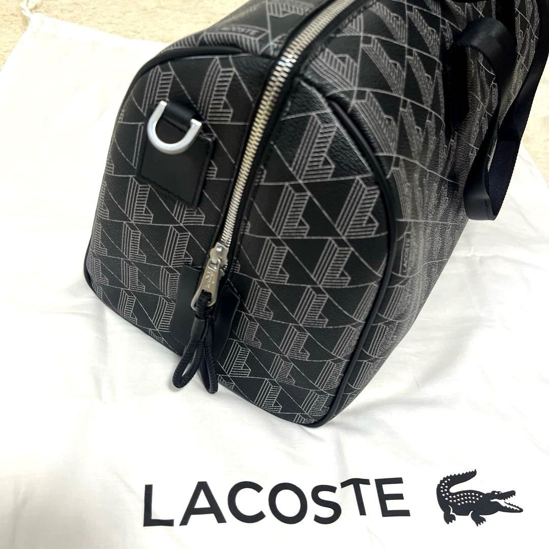 【極美品】LACOSTE ボストンショルダーバッグ　2way