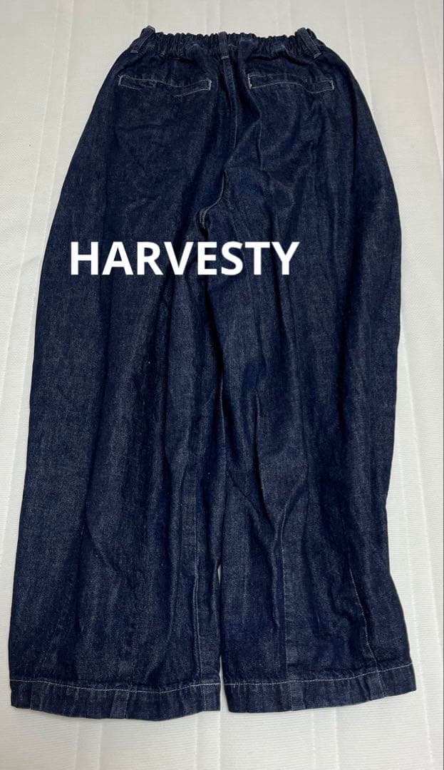k*u様 HARVESTY デニム　サーカスパンツ　ワンウォッシュ