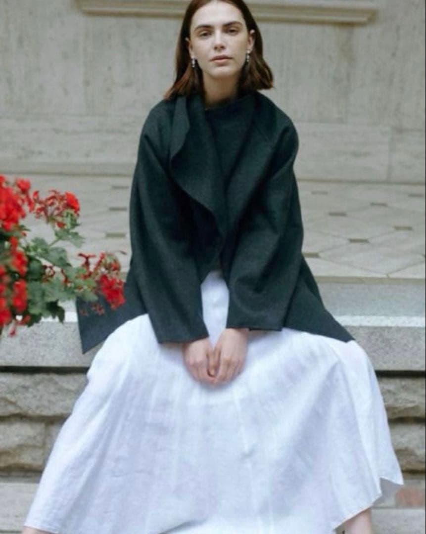 【美品】marno Ines coat Chacoal Gray コート