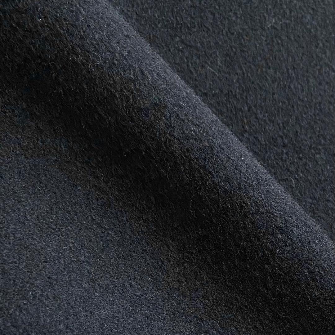 【ほぼ未使用✨】Plage ハミルトンノーカラーコート　ダブルフェイス　黒　38