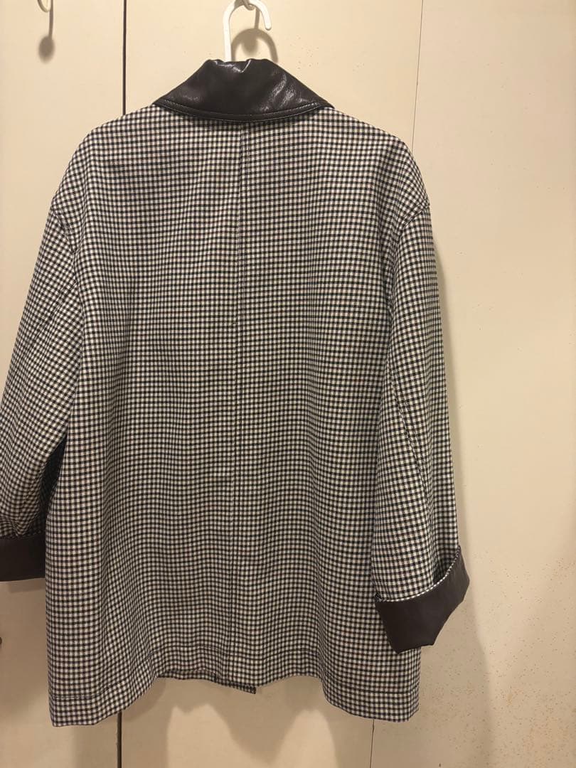 新品・タグ付き♪ ZARA ❤︎ ハウンドトゥース フェイクレザージャケット　XS