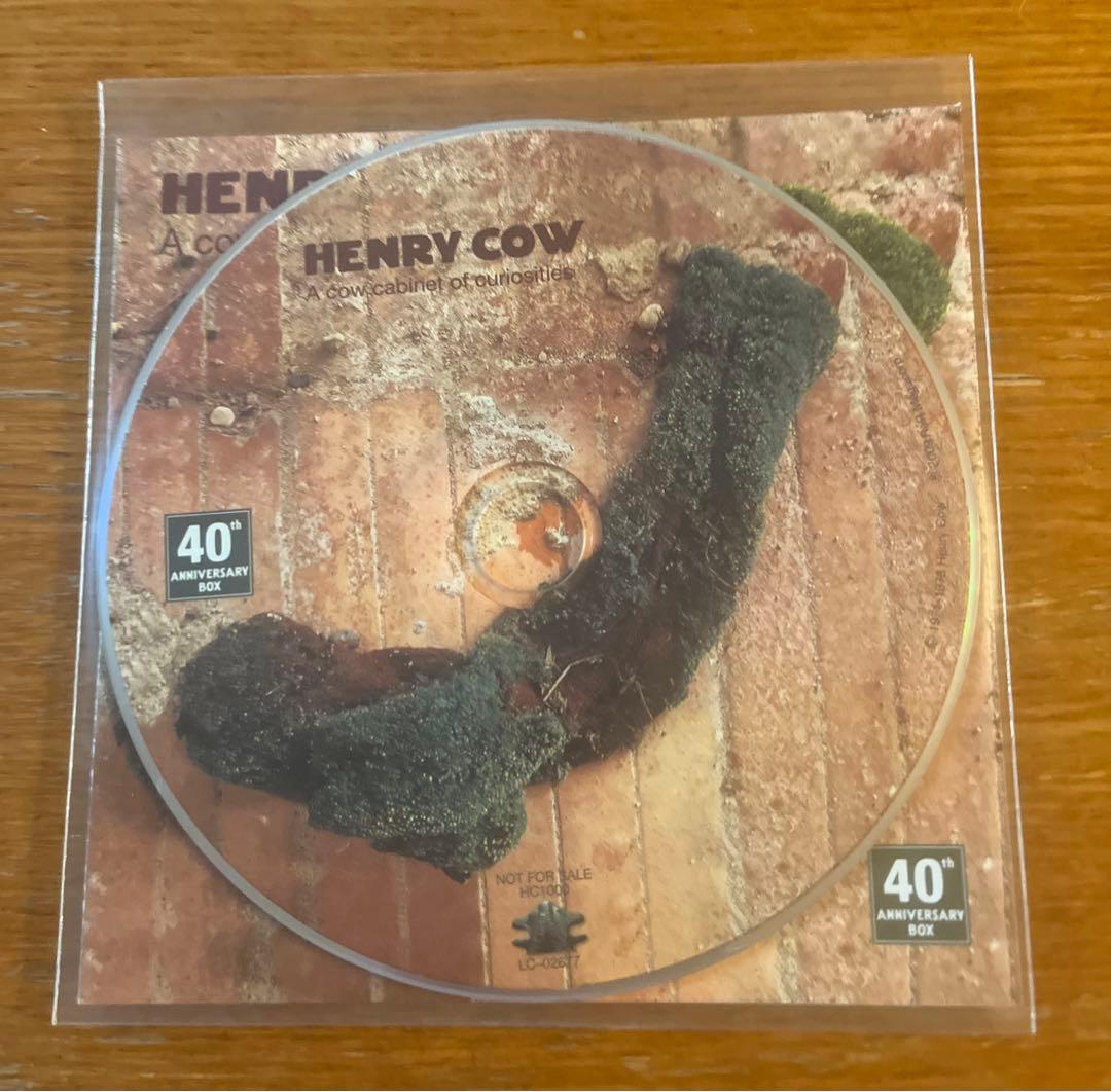 洋楽 40th anniversary  BOX HENRY COW