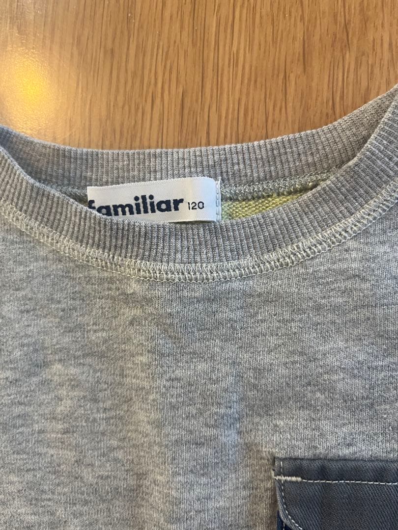 ファミリア120 キッズ服セット（長袖4点、パンツ3点）