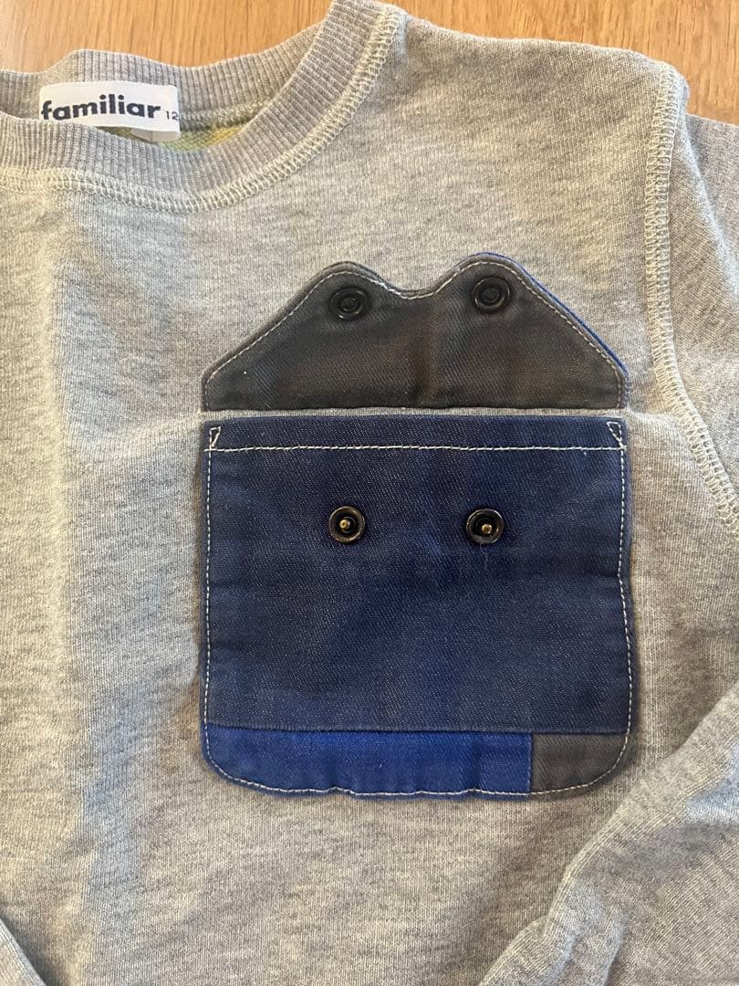 ファミリア120 キッズ服セット（長袖4点、パンツ3点）