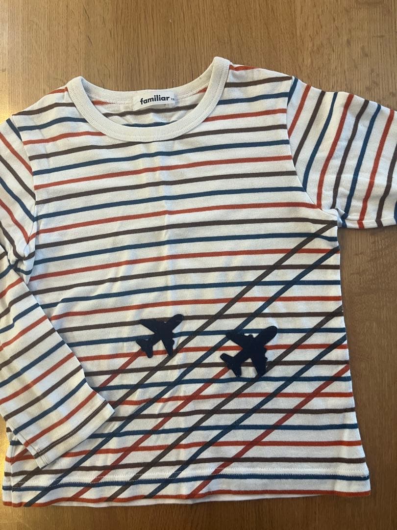 ファミリア120 キッズ服セット（長袖4点、パンツ3点）