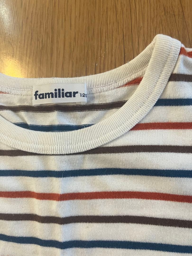 ファミリア120 キッズ服セット（長袖4点、パンツ3点）