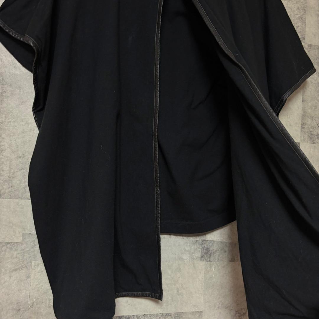 CELINE セリーヌ レザーパイピング　バックプリーツ　デザインTEE M67