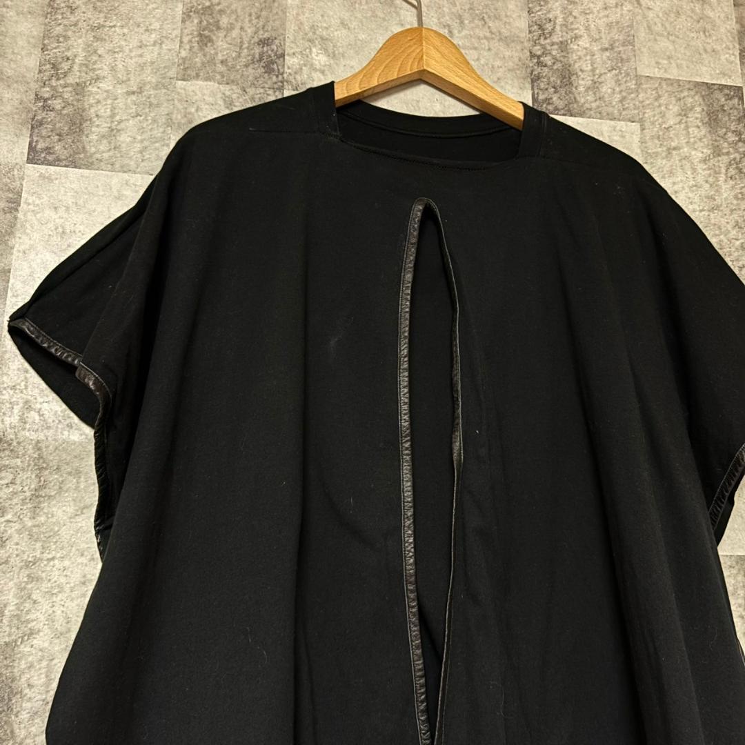 CELINE セリーヌ レザーパイピング　バックプリーツ　デザインTEE M67