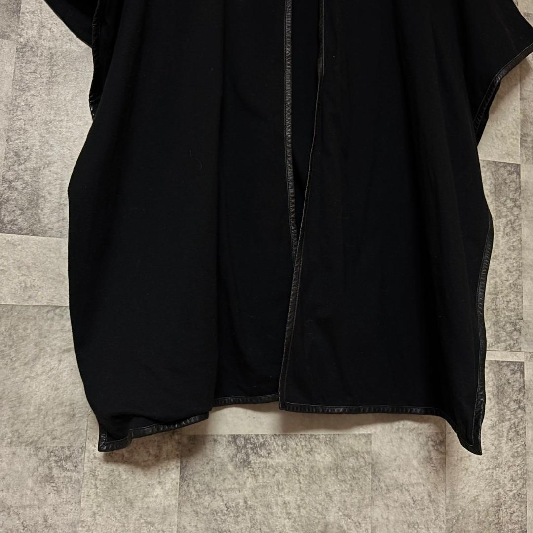 CELINE セリーヌ レザーパイピング　バックプリーツ　デザインTEE M67