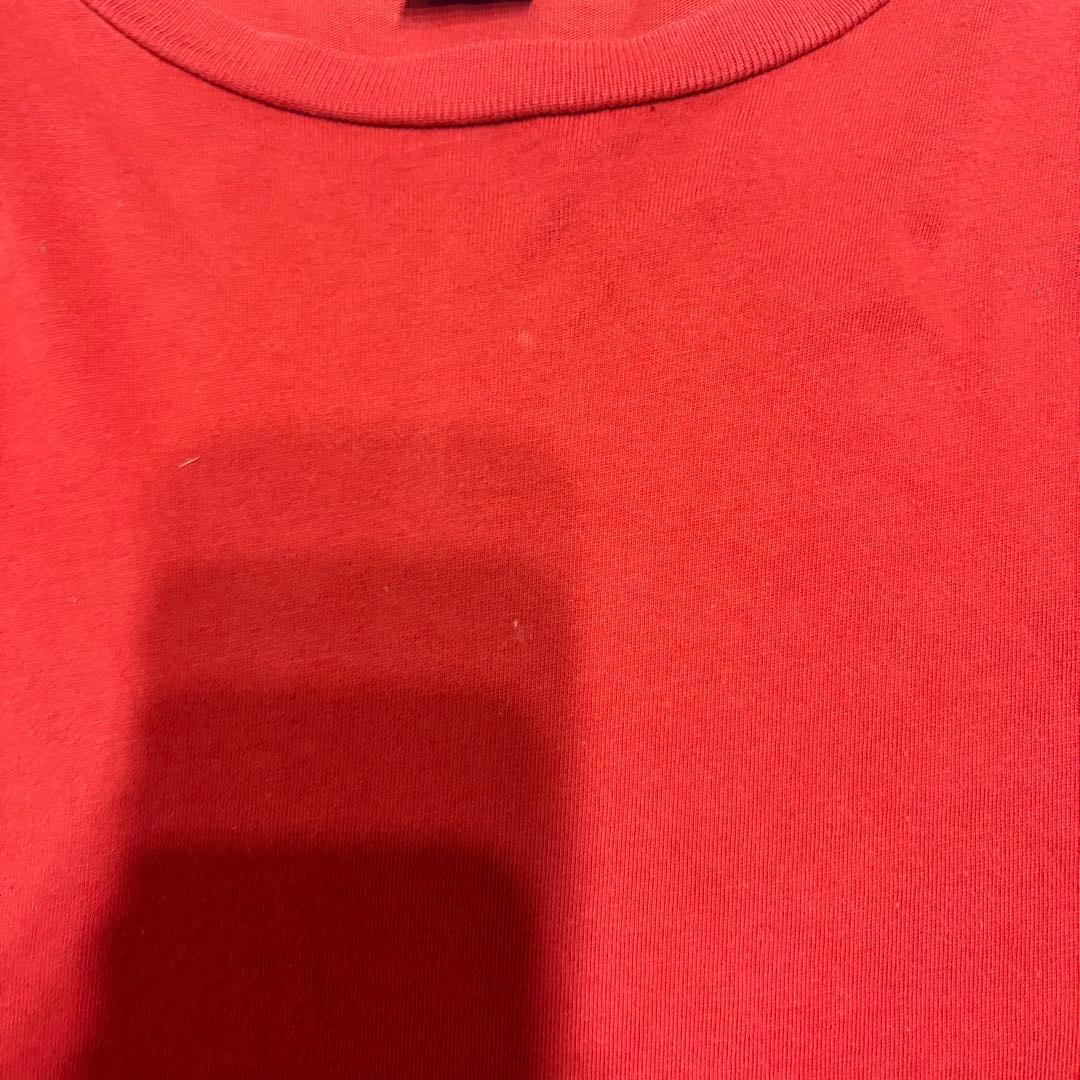 90s Polo by RALPH LAUREN ビックポニー　レッド　裾ポニー