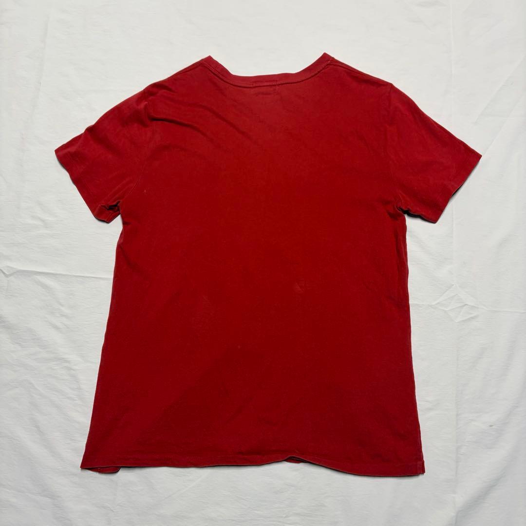 90s Polo by RALPH LAUREN ビックポニー　レッド　裾ポニー