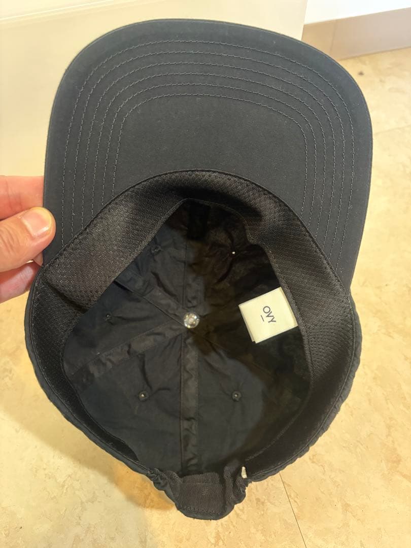 帽子 ovy Cotton Shirring 6Panel Cap (black)
