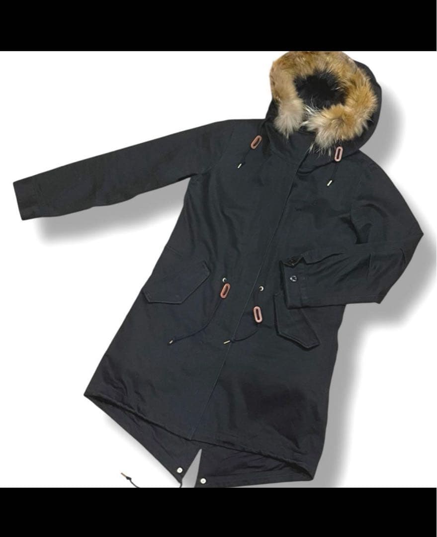 FRED PERRY モッズコート リアルファー フィッシュテール