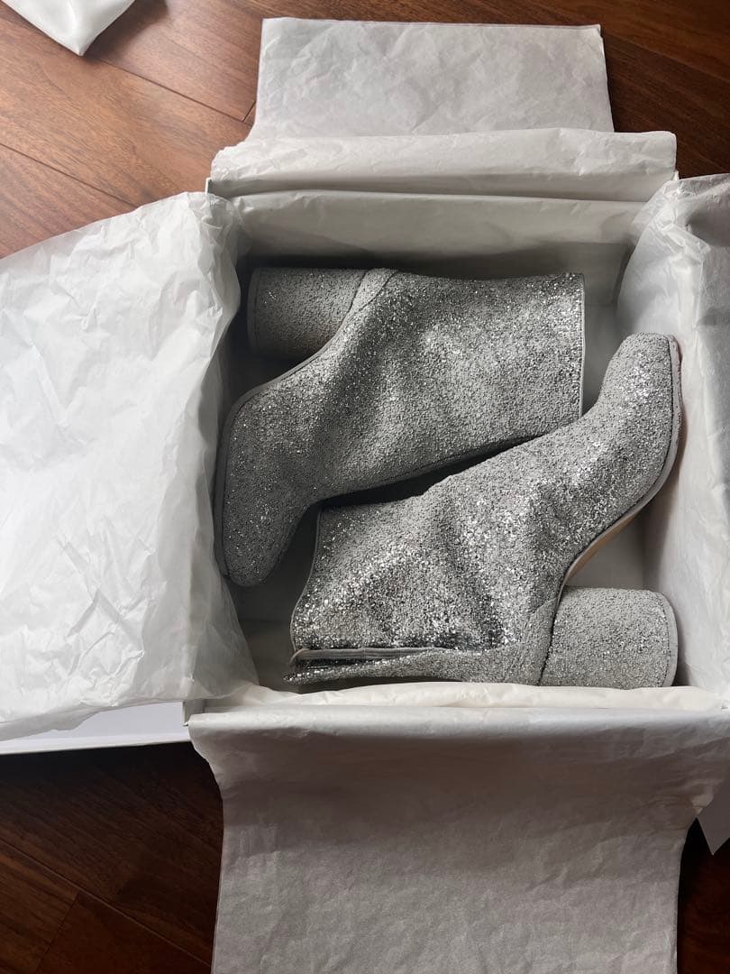 Maison Margiela タビ　EU35 シルバー グリッター