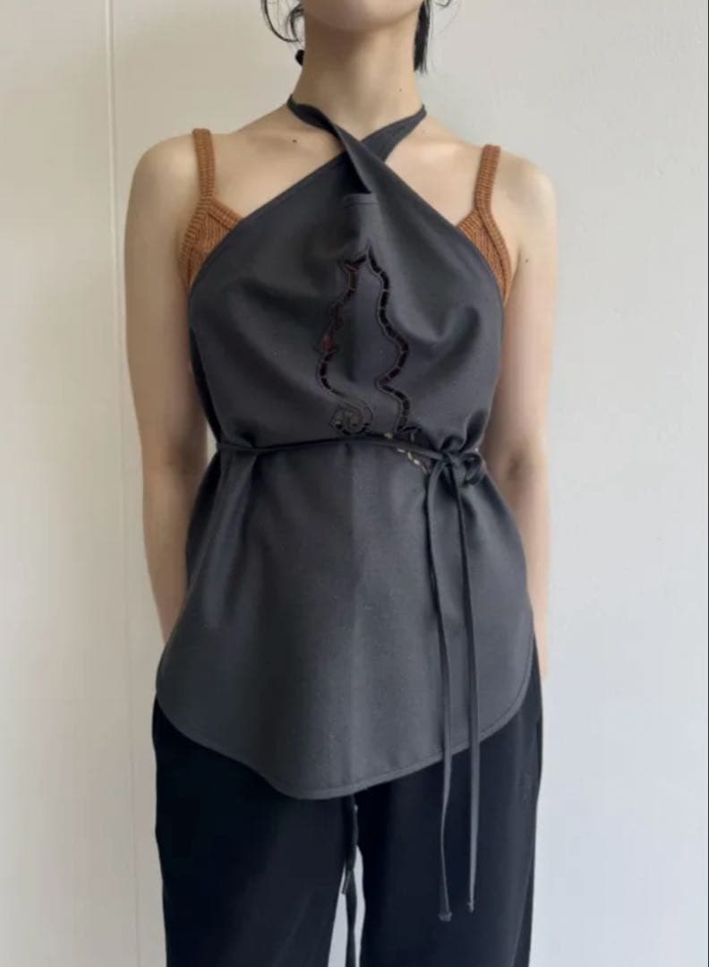 B*Z様 Baserange Lei Apron Top Bridge Grey