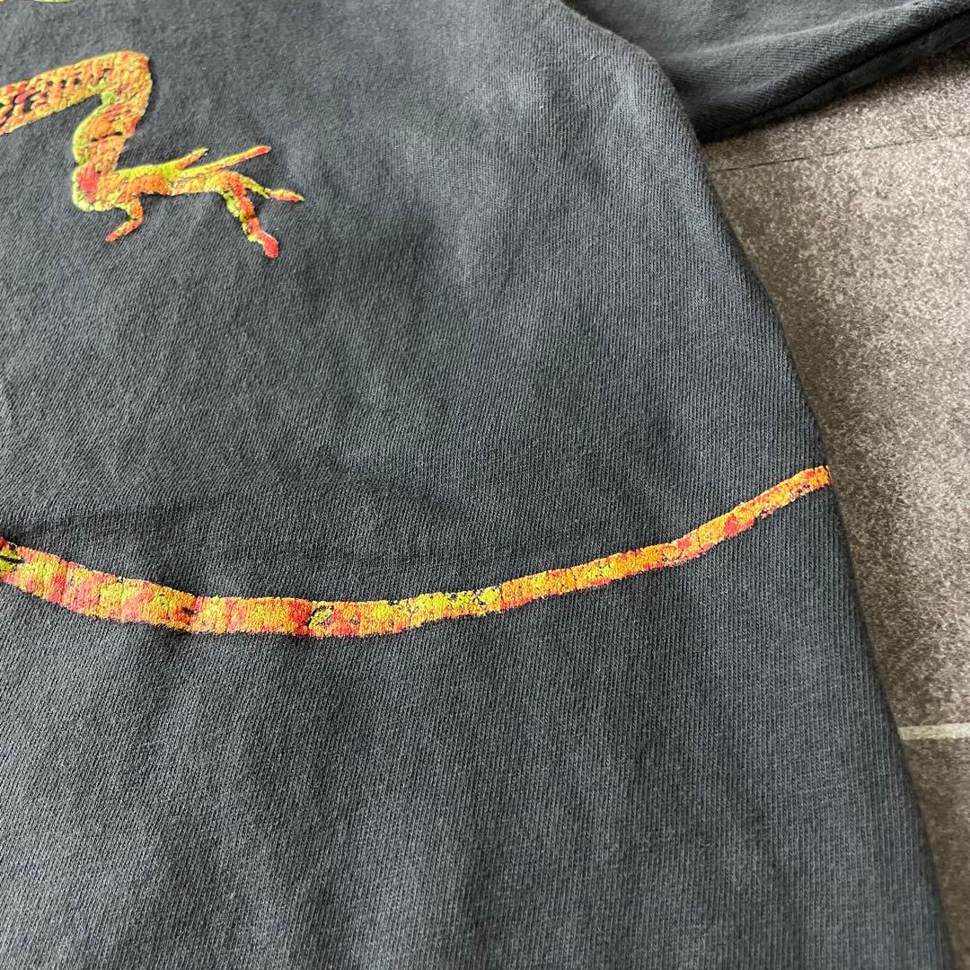 Marlboro Lizard マルボロ トカゲ ポケットTシャツ フェード L